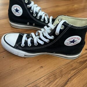 Converse Black High-Top Sneakers Chuck Taylor US men size 7.5
